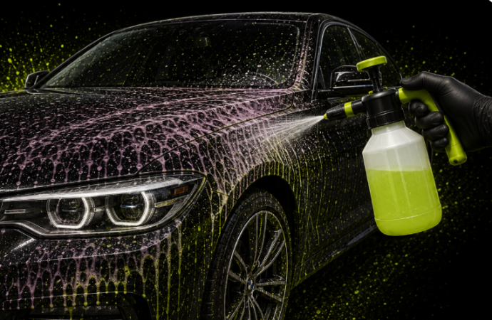 Décontamination chimique de la carrosserie